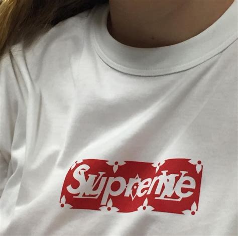 supreme lv playboy box logo tee|louis vuitton supreme shoes.